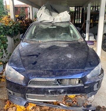 car sitting outside too long