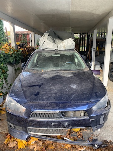 car sitting outside too long