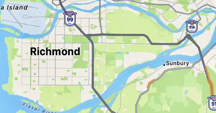 Richmond Scrap Car Removal Map