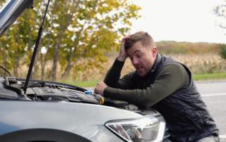 Car with Cracked Engine Block